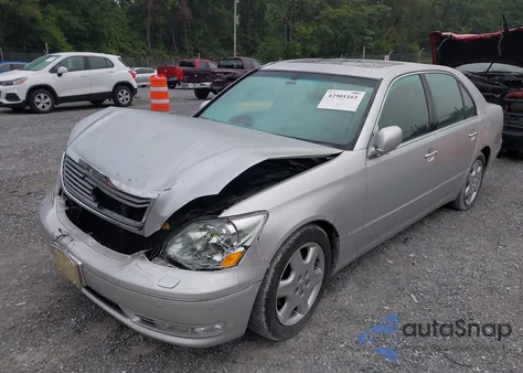 2004 Lexus Ls 430 from USA, damaged, VIN JTHBN36F740160579